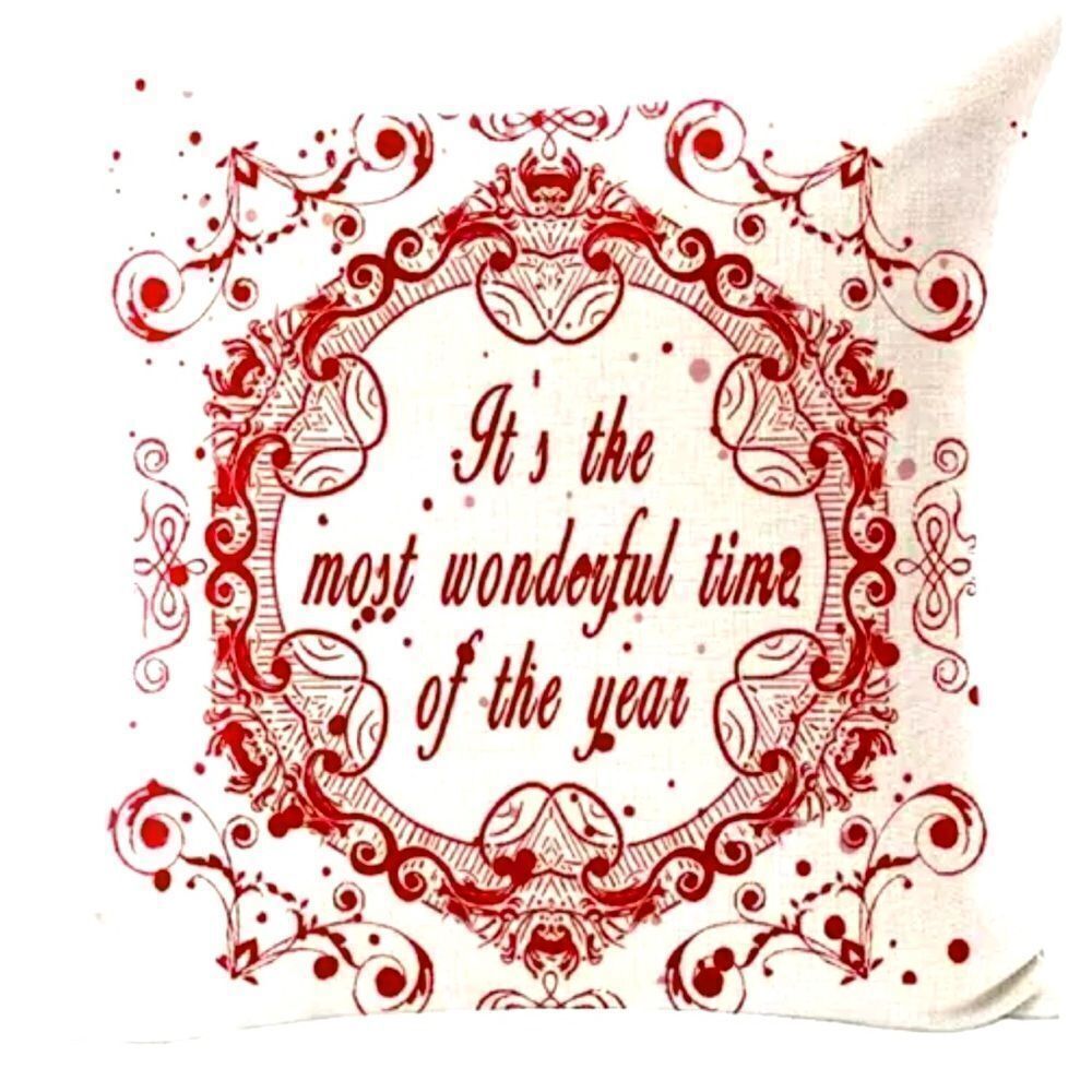 ITS THE MOST WONDERFUL TIME OF THE YEAR‎ PILLOW COVER